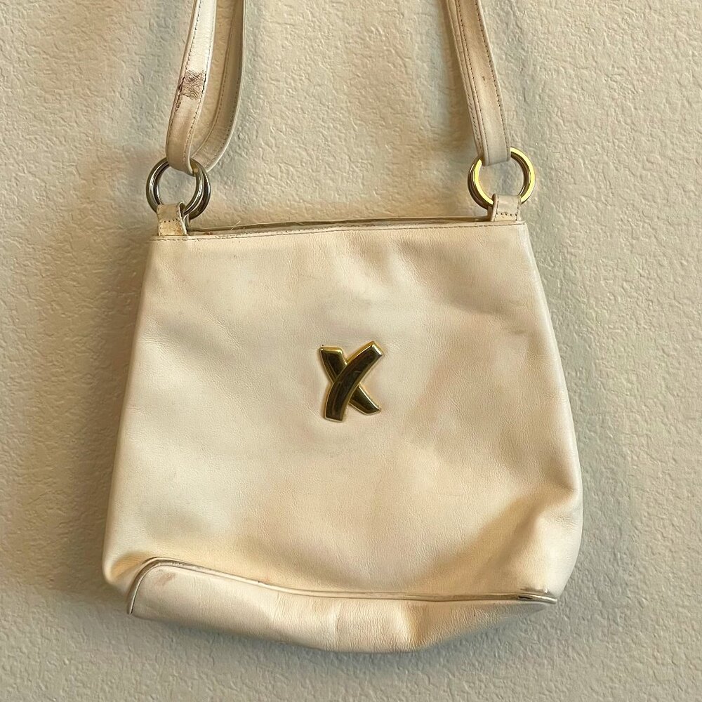 X by Paloma Picasso Genuine Leather Shoulder Bag